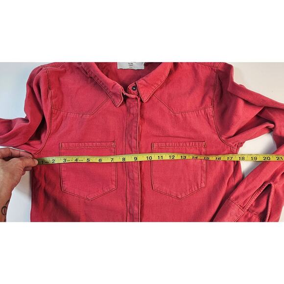 Prophecy jumpsuit wildfire one teaspoon button front grunge pink sz Small EUC - Picture 10 of 12